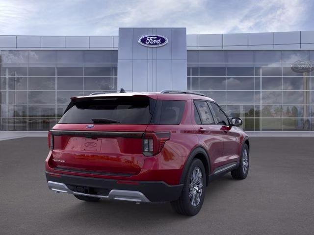 2026 Red Metallic Ford Explorer Platinum RWD SUV
