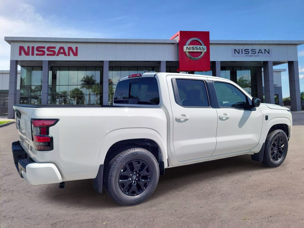 2026 Glacier White Nissan Frontier SV RWD Truck