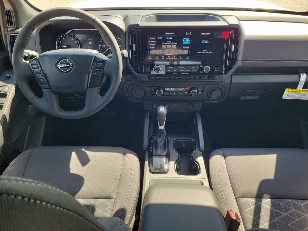 2026 Glacier White Nissan Frontier SV RWD Truck