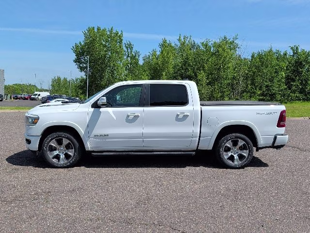 2022 Bright White Clearcoat Ram 1500 Laramie 4X4 Truck