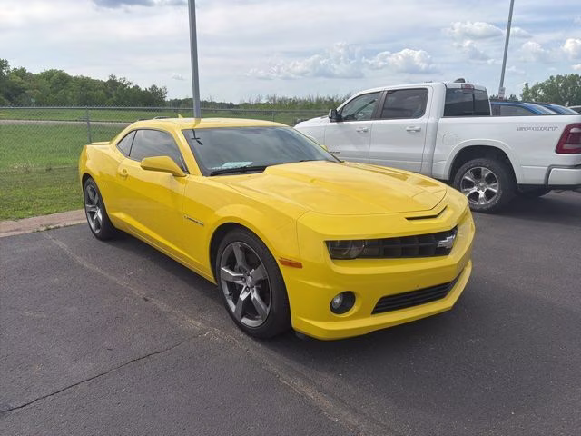 2012 Rally Yellow Chevrolet Camaro SS RWD Coupe