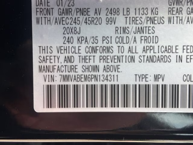 2023 Jet Black Mica Mazda CX-50 2.5 S Premium Plus Package AWD SUV