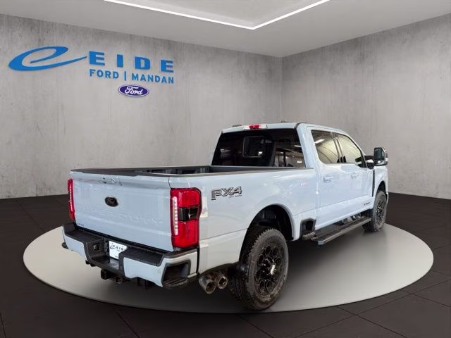 2026 Glacier Gray Metallic Tri-Coat Ford Super Duty F-250 SRW Lariat Black Appearance 4X4 Truck