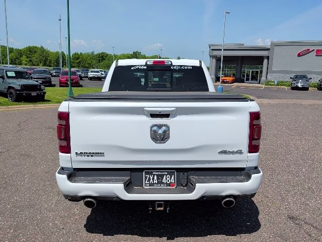 2022 Bright White Clearcoat Ram 1500 Laramie 4X4 Truck