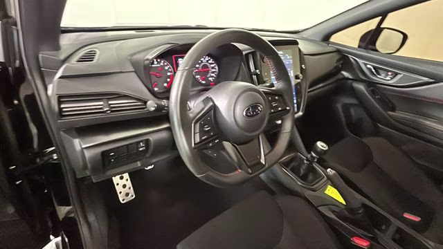 2025 Crystal Black Silica Subaru WRX Premium AWD Sedan