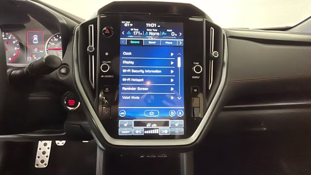 2025 Crystal Black Silica Subaru WRX Premium AWD Sedan