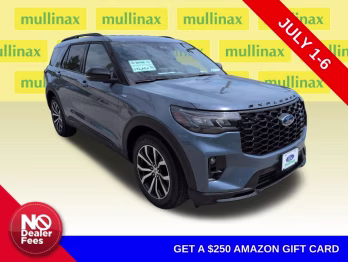 2026 Vapor Blue Metallic Ford Explorer ST-Line RWD SUV