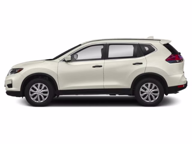 2020 Glacier White Nissan Rogue SV FWD