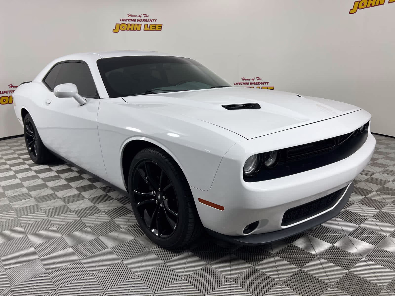 2018 White Knuckle Clearcoat Dodge Challenger SXT RWD
