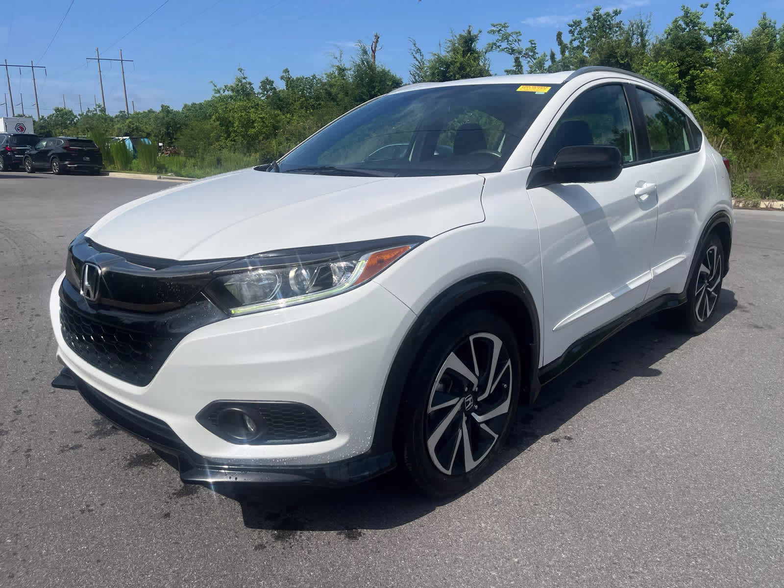 2019 Platinum White Pearl Honda HR-V Sport FWD SUV