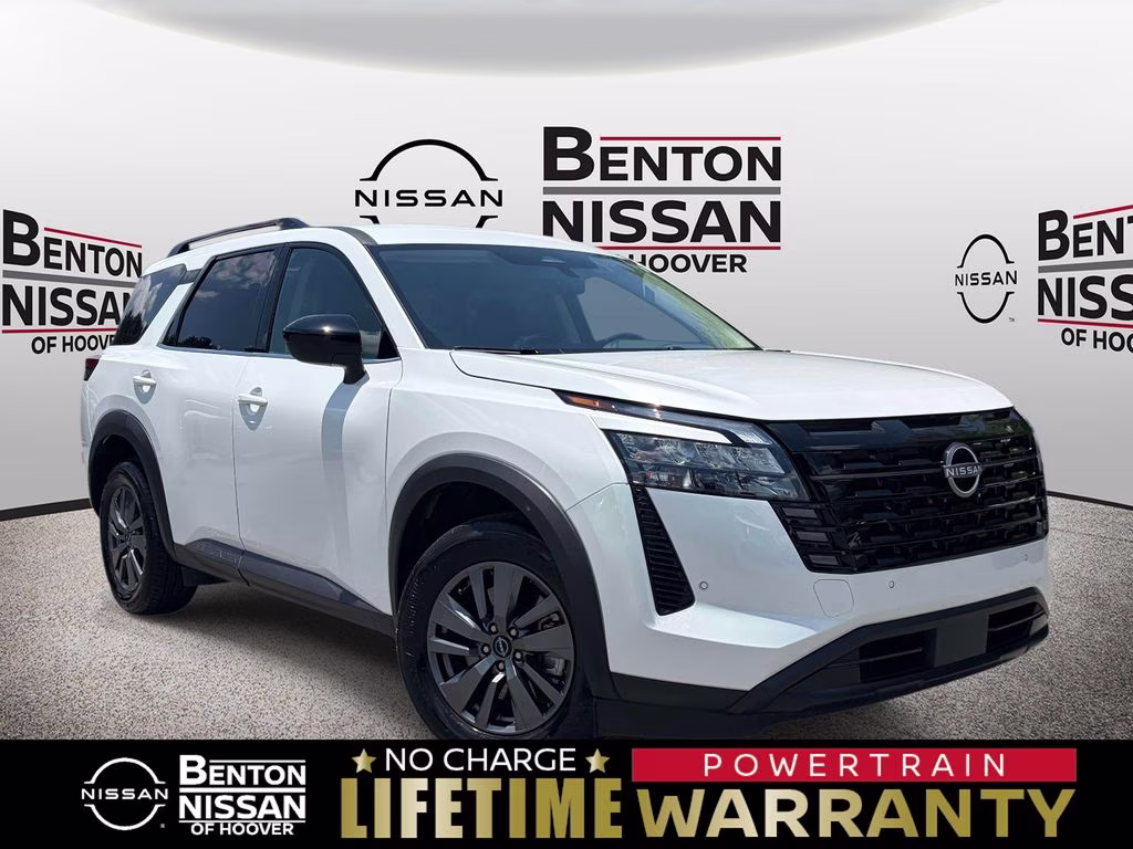 2026 Everest White Pearl Tricoat Nissan Pathfinder SV FWD SUV