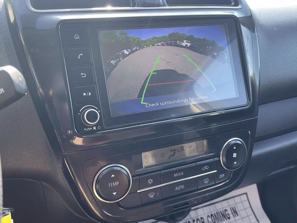 2024 White Mitsubishi Mirage ES FWD Hatchback