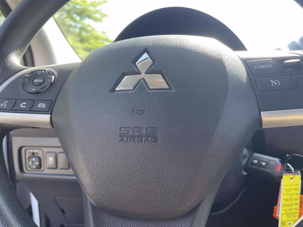 2024 White Mitsubishi Mirage ES FWD Hatchback