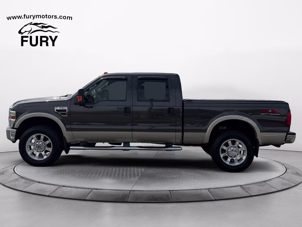 2008 Gray Ford Super Duty F-350 SRW Lariat 4X4 Truck