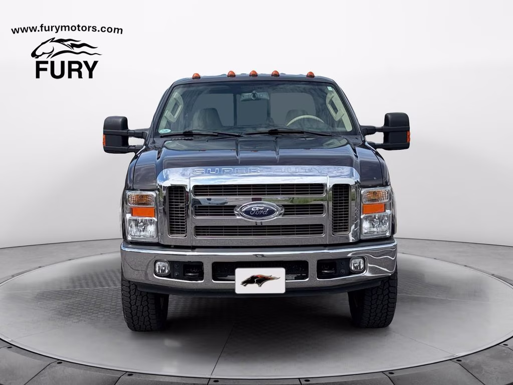 2008 Gray Ford Super Duty F-350 SRW Lariat 4X4 Truck
