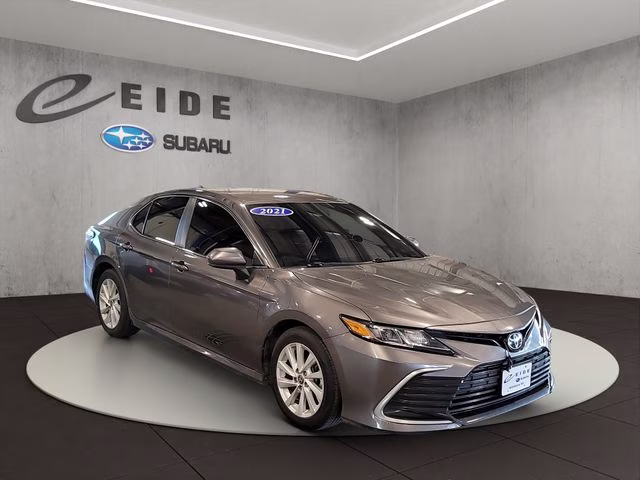 2021 Predawn Gray Mica Toyota Camry LE FWD Sedan