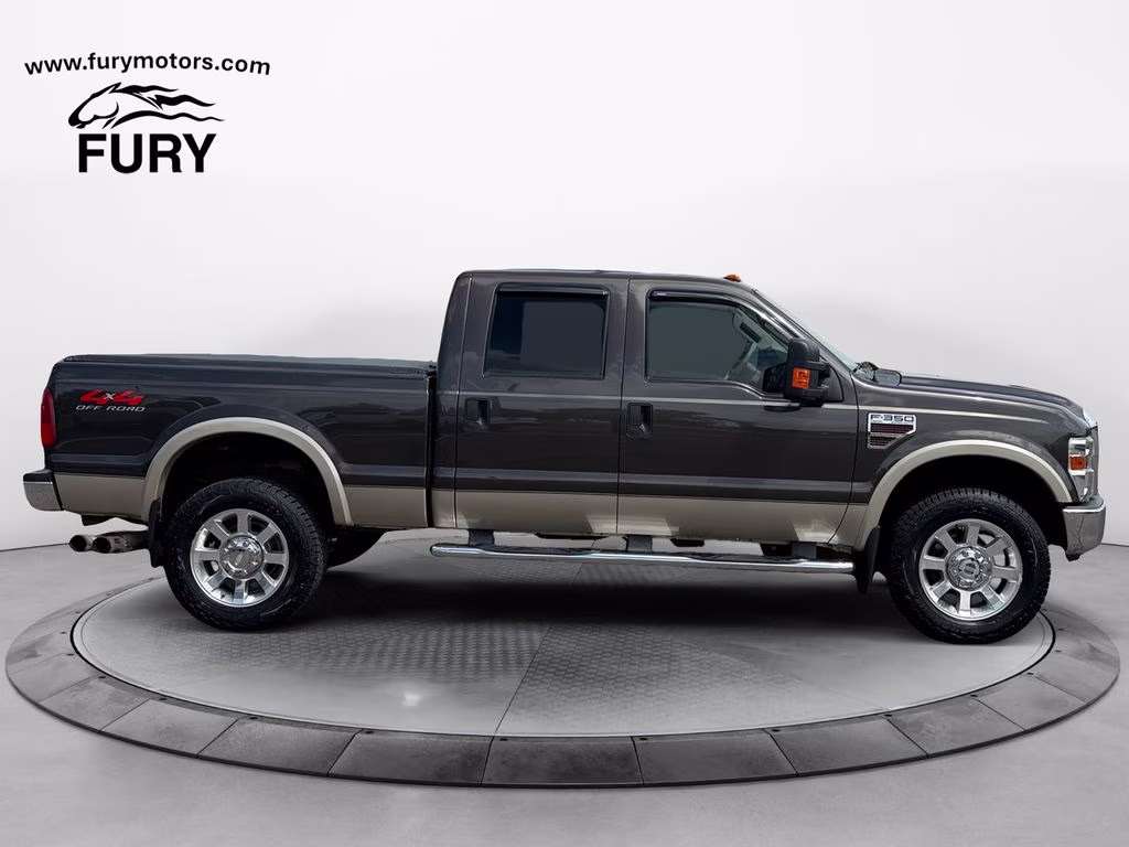 2008 Gray Ford Super Duty F-350 SRW Lariat 4X4 Truck