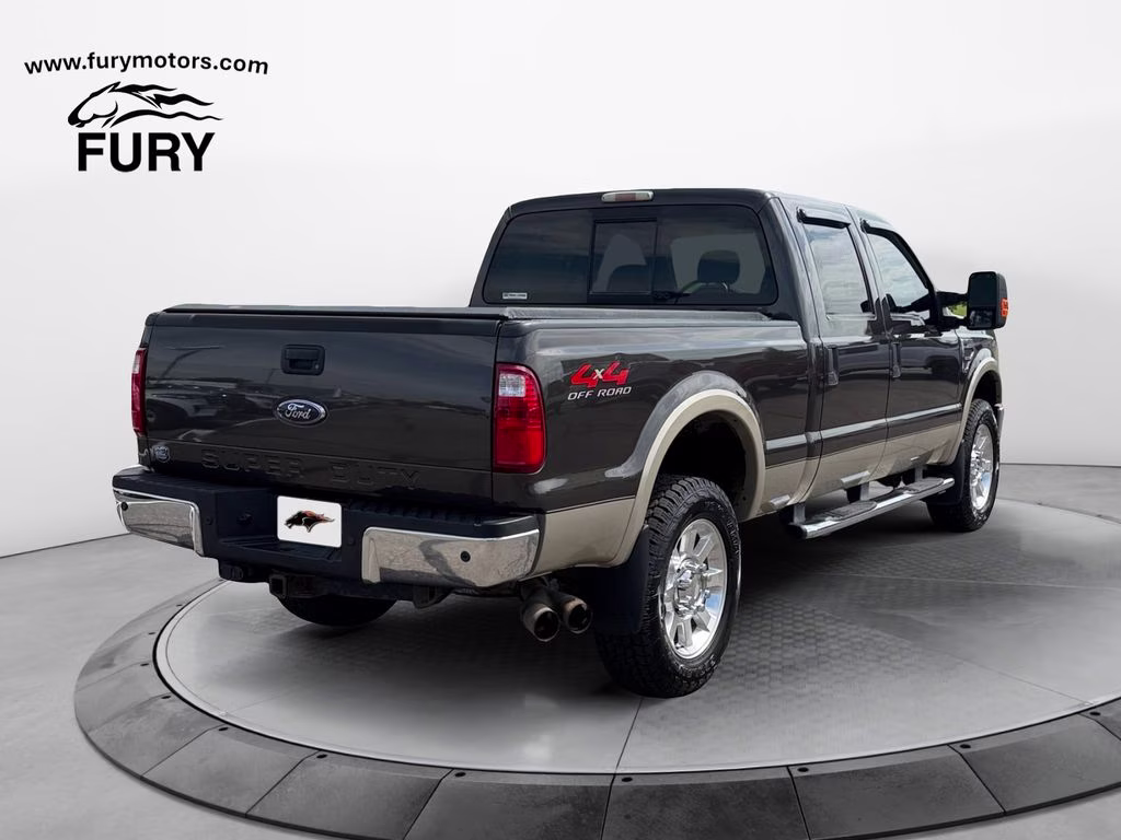 2008 Gray Ford Super Duty F-350 SRW Lariat 4X4 Truck