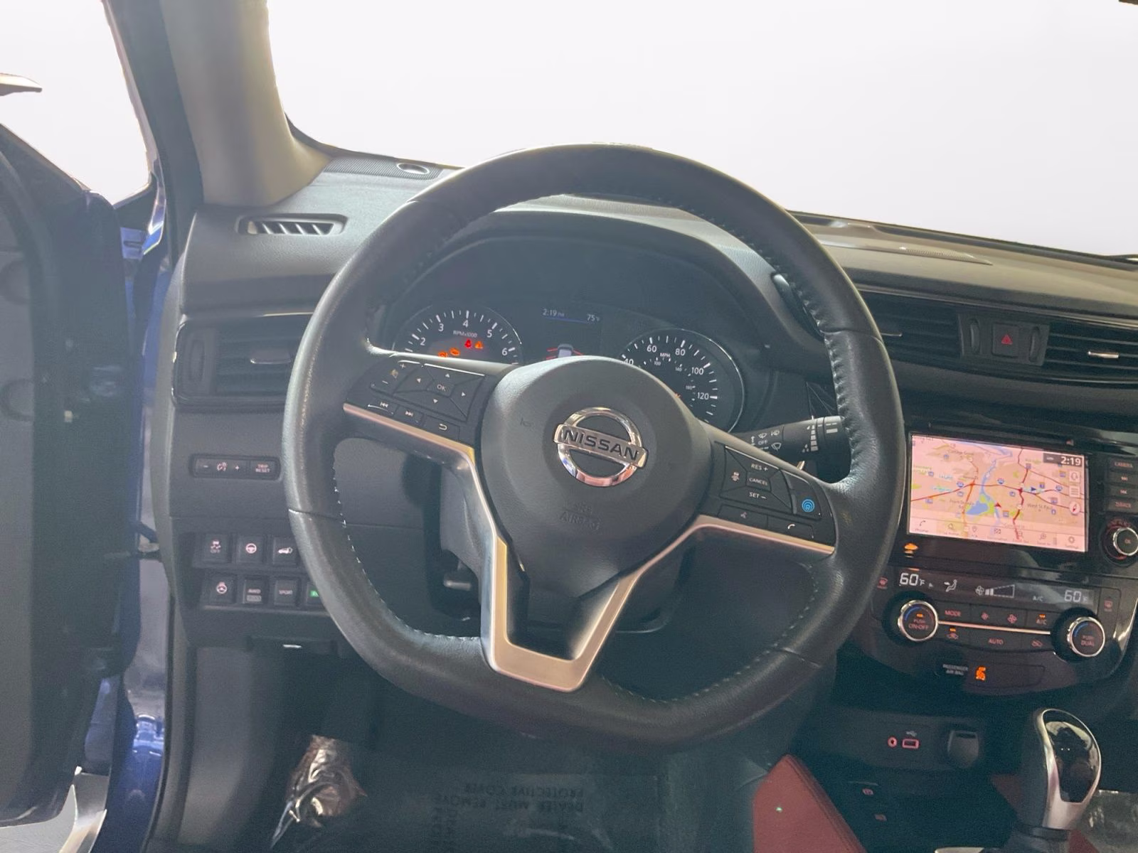 2019 Caspian Blue Metallic Nissan Rogue SL AWD SUV