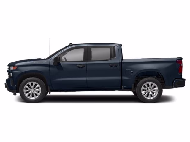 2020 Northsky Blue Metallic Chevrolet Silverado 1500 Custom 4X4 Truck