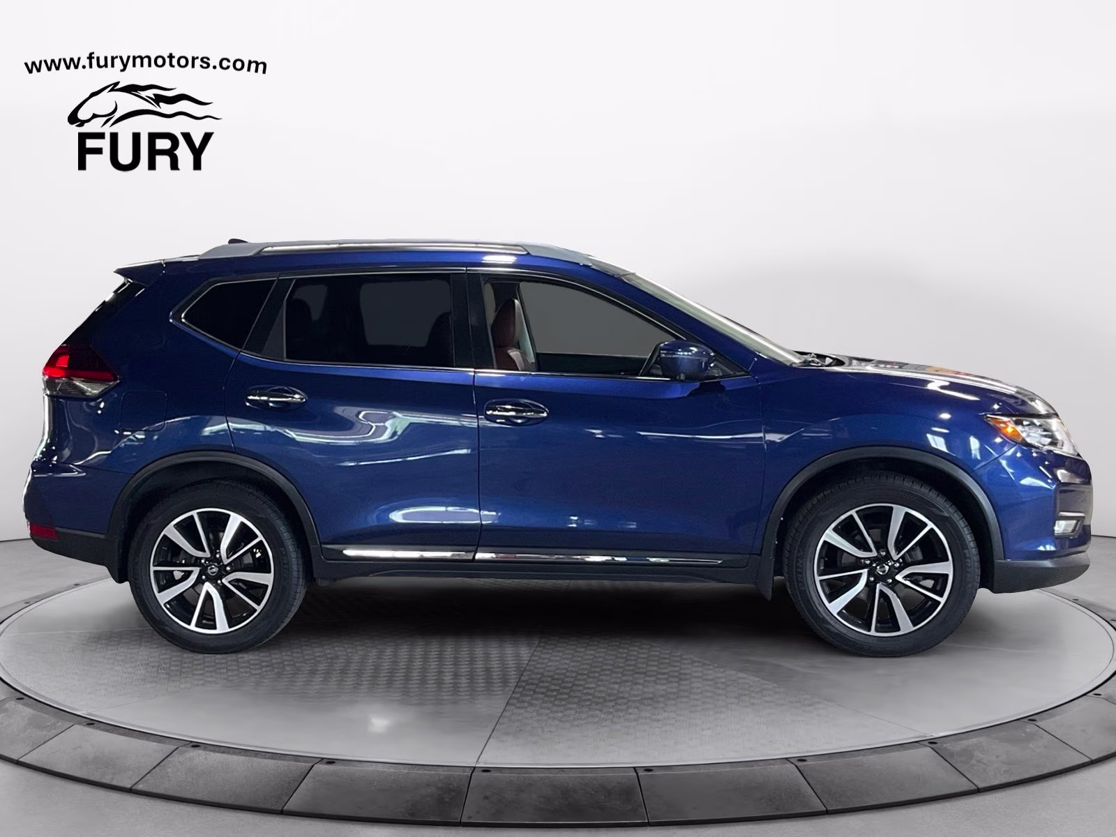 2019 Caspian Blue Metallic Nissan Rogue SL AWD SUV