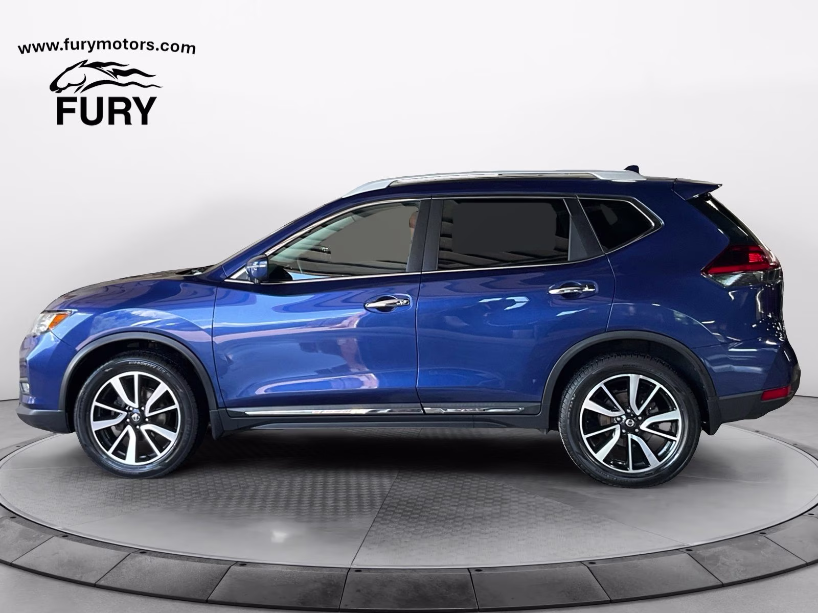 2019 Caspian Blue Metallic Nissan Rogue SL AWD SUV