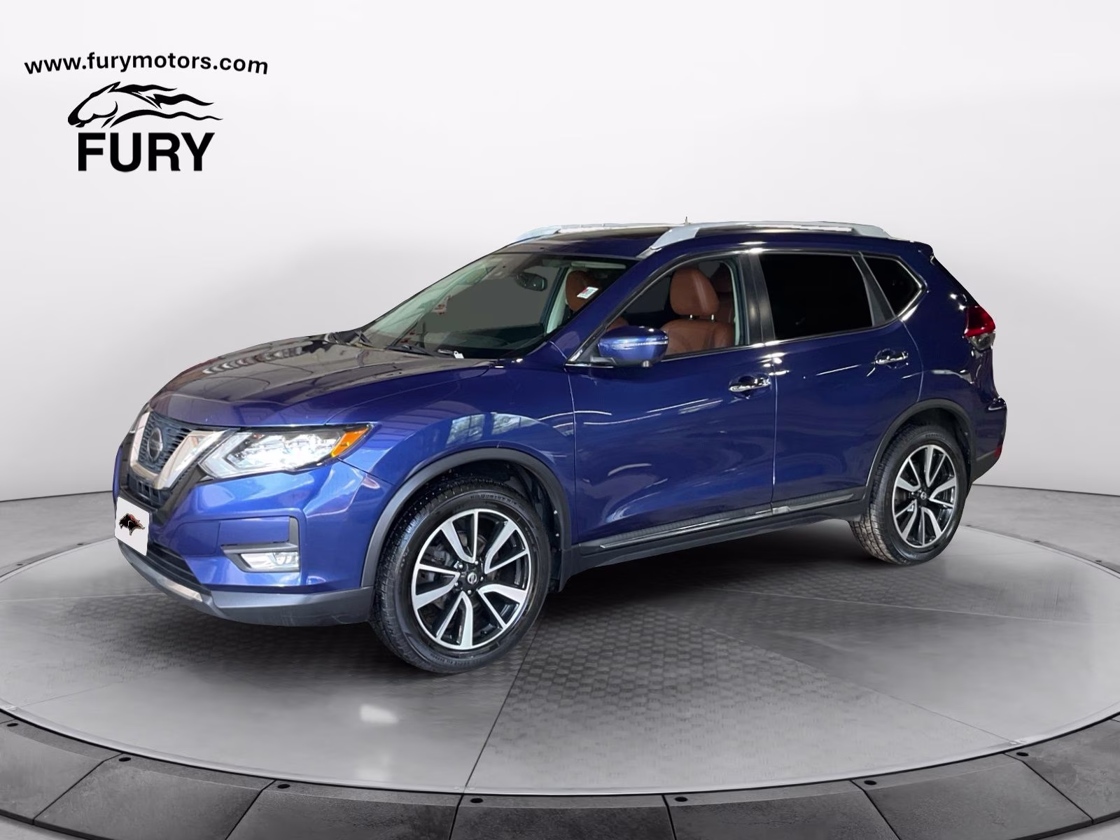 2019 Caspian Blue Metallic Nissan Rogue SL AWD SUV