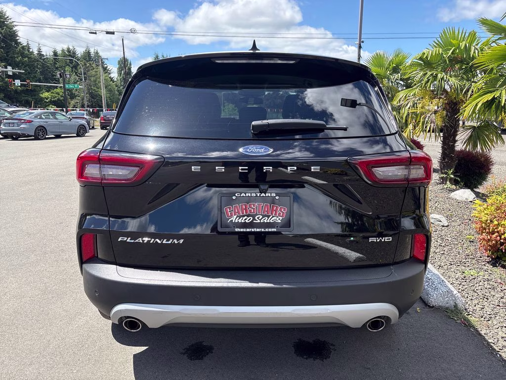 2024 Black Ford Escape Platinum AWD SUV