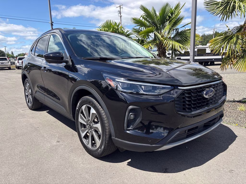 2024 Black Ford Escape Platinum AWD SUV