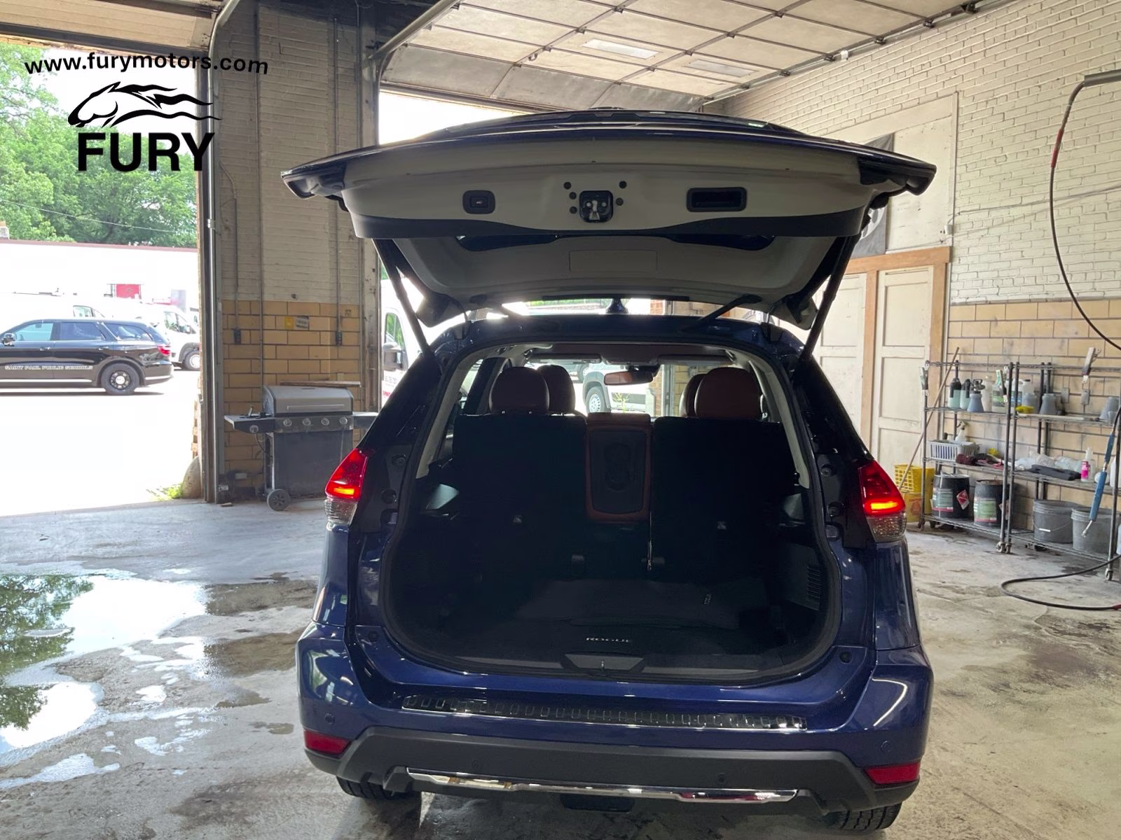 2019 Caspian Blue Metallic Nissan Rogue SL AWD SUV