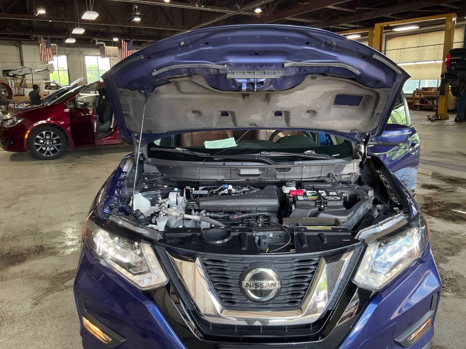 2019 Caspian Blue Metallic Nissan Rogue SL AWD SUV