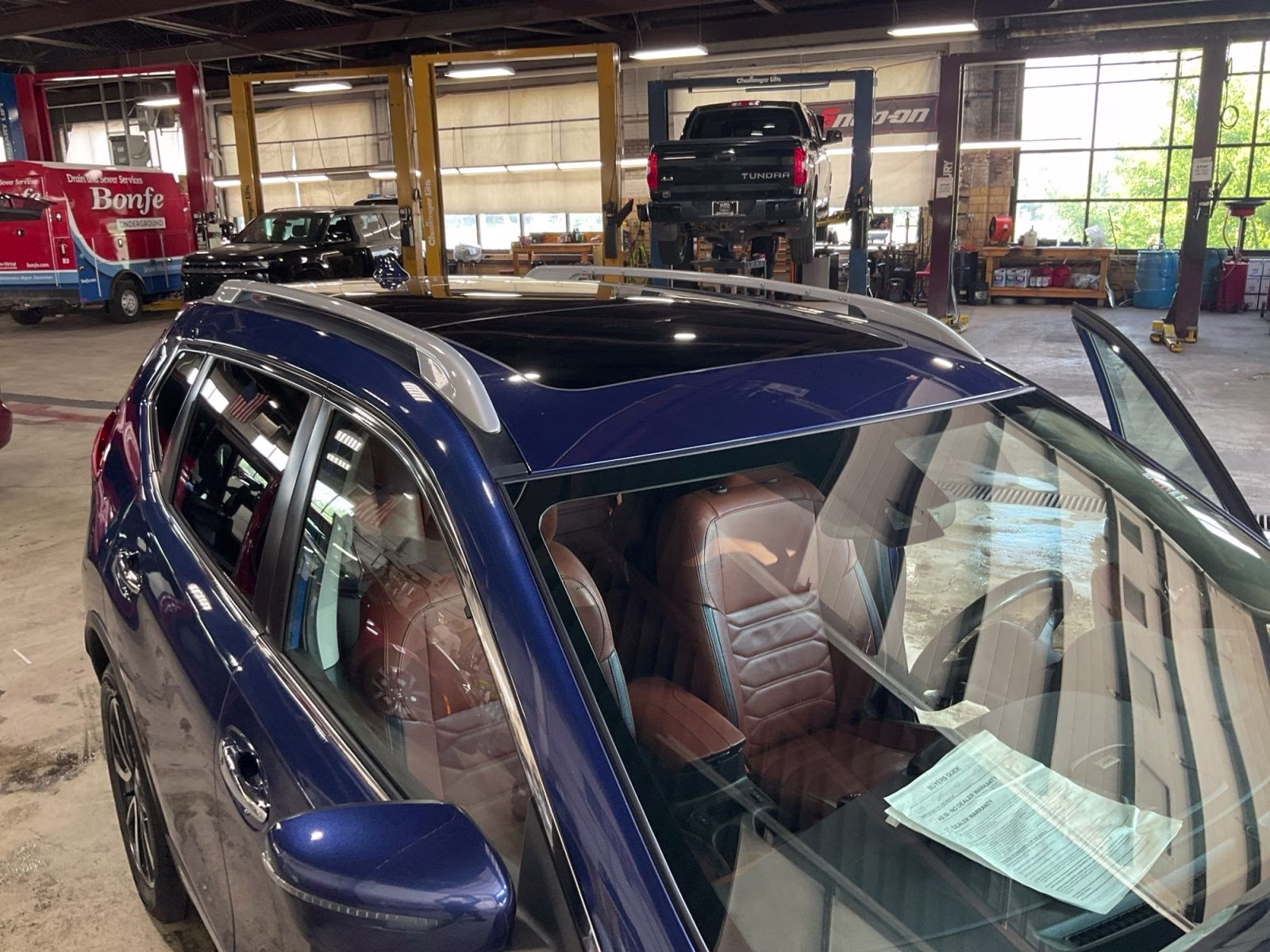 2019 Caspian Blue Metallic Nissan Rogue SL AWD SUV
