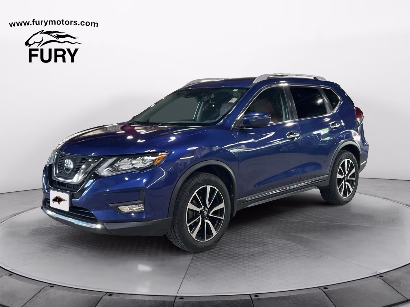 2019 Caspian Blue Metallic Nissan Rogue SL AWD SUV