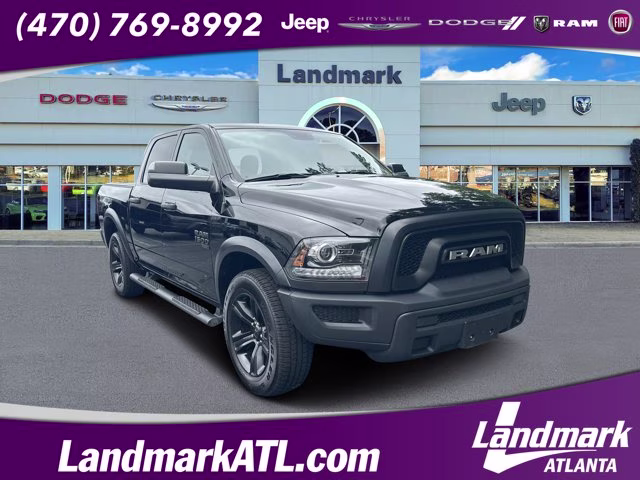 2022 Diamond Black Crystal Pearlcoat Ram 1500 Classic Warlock 4X4 Truck
