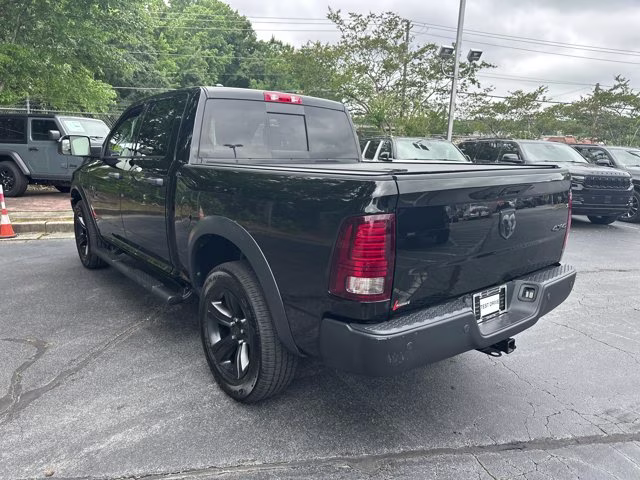 2022 Diamond Black Crystal Pearlcoat Ram 1500 Classic Warlock 4X4 Truck