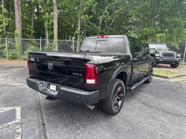 2022 Diamond Black Crystal Pearlcoat Ram 1500 Classic Warlock 4X4 Truck