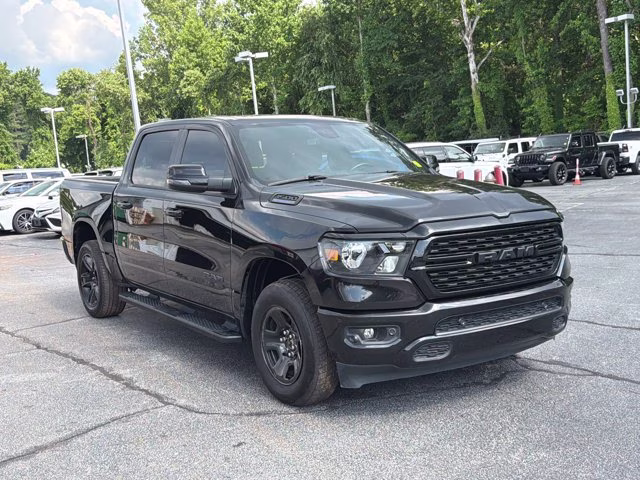 2023 Diamond Black Crystal Pearlcoat Ram 1500 Big Horn 4X4 Truck