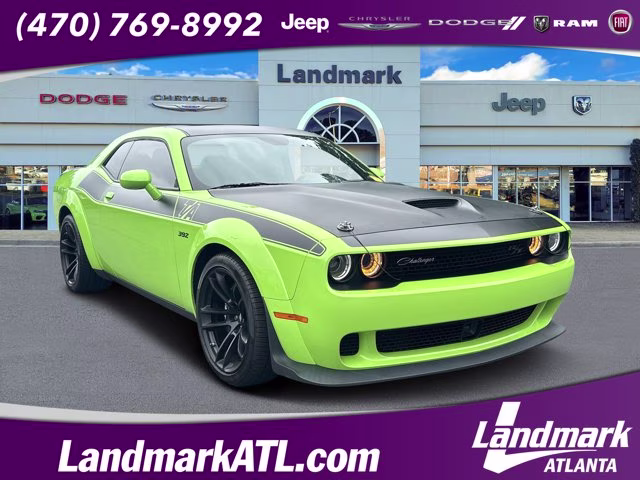 2023 Sublime Metallic Clearcoat Dodge Challenger R/T Scat Pack Widebody RWD Coupe