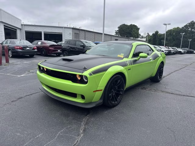 2023 Sublime Metallic Clearcoat Dodge Challenger R/T Scat Pack Widebody RWD Coupe