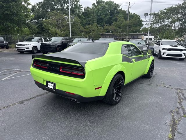 2023 Sublime Metallic Clearcoat Dodge Challenger R/T Scat Pack Widebody RWD Coupe