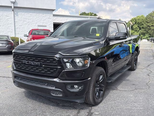 2023 Diamond Black Crystal Pearlcoat Ram 1500 Big Horn 4X4 Truck