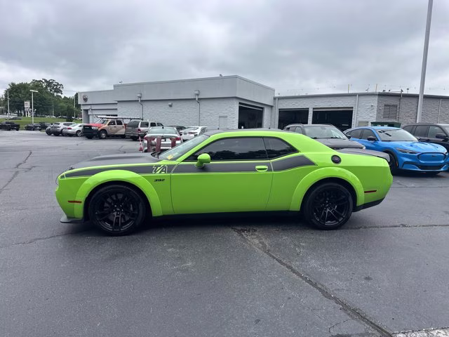 2023 Sublime Metallic Clearcoat Dodge Challenger R/T Scat Pack Widebody RWD Coupe