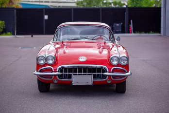 1958 Signet Red/White Chevrolet Corvette Convertible