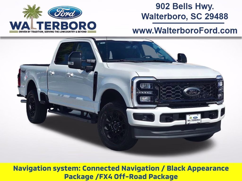 2026 Star White Metallic Tri-Coat Ford Super Duty F-250 SRW Lariat 4X4 Truck