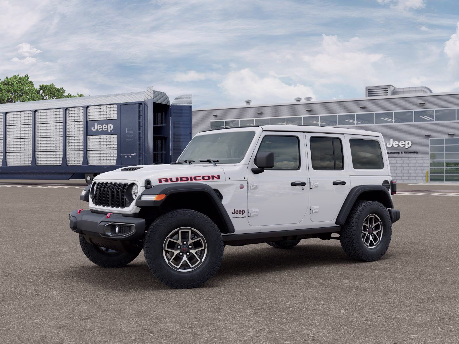 2026 Bright White Clearcoat Jeep Wrangler Rubicon 4X4 SUV
