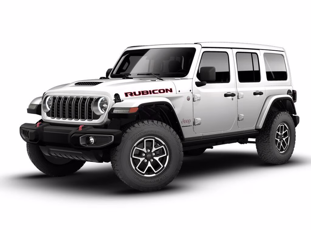 2026 Bright White Clear Coat Jeep Wrangler Wrangler 4-door Rubicon 4X4 4-door