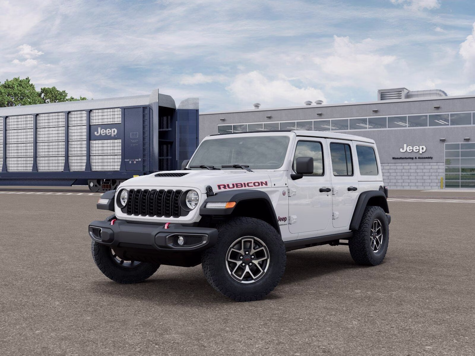 2026 Bright White Clear Coat Jeep Wrangler Wrangler 4-door Rubicon 4X4 4-door