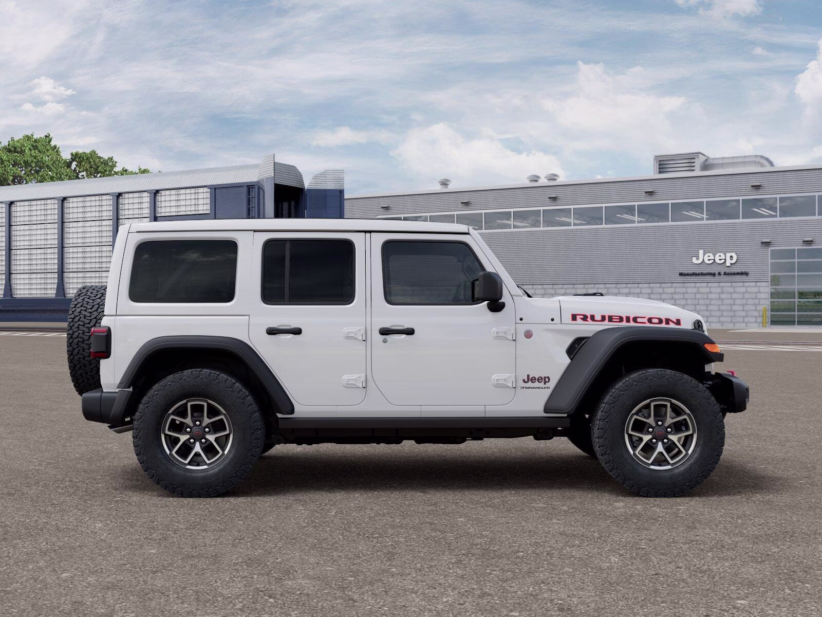 2026 Bright White Clear Coat Jeep Wrangler Wrangler 4-door Rubicon 4X4 4-door