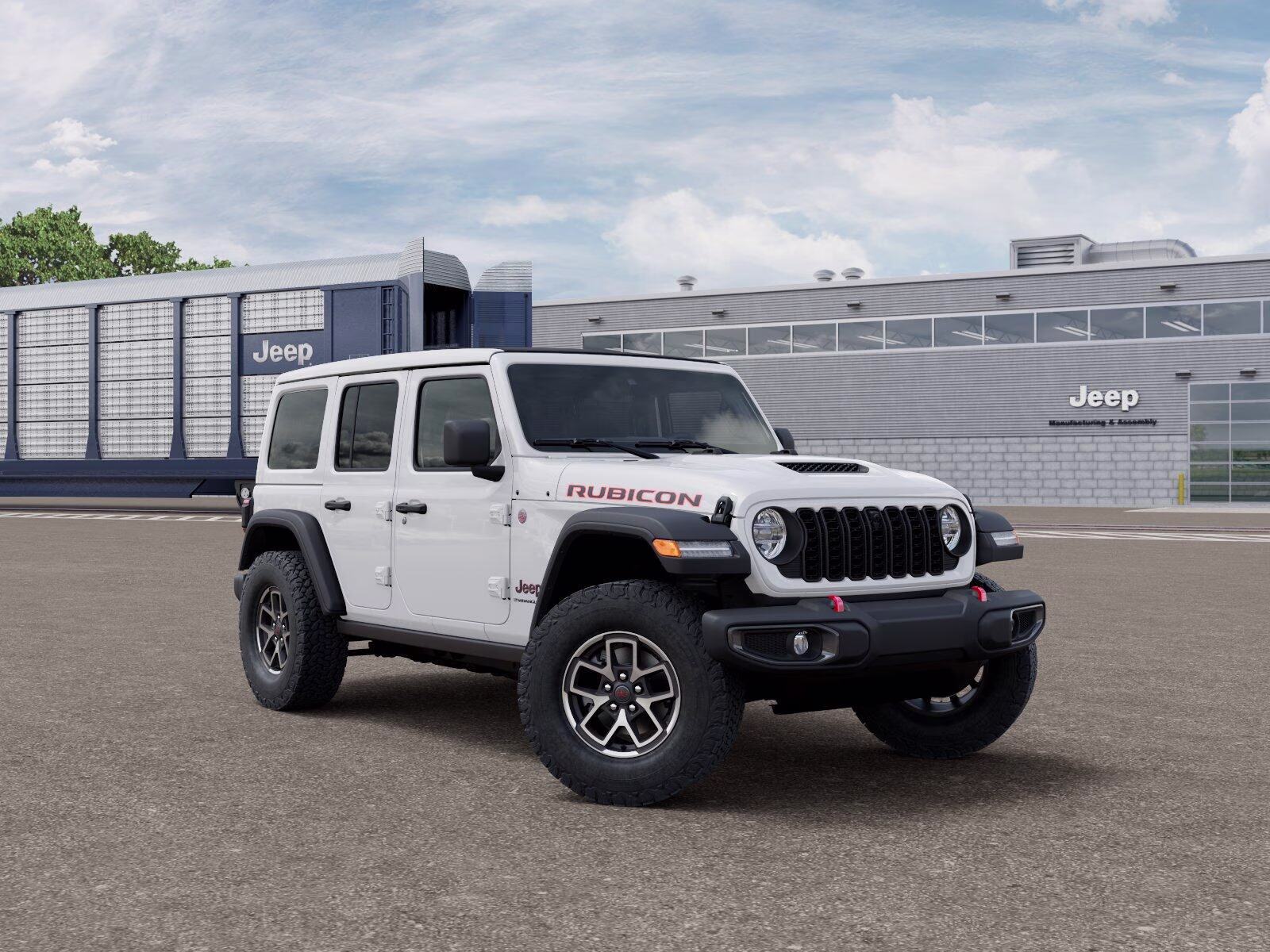 2026 Bright White Clear Coat Jeep Wrangler Wrangler 4-door Rubicon 4X4 4-door