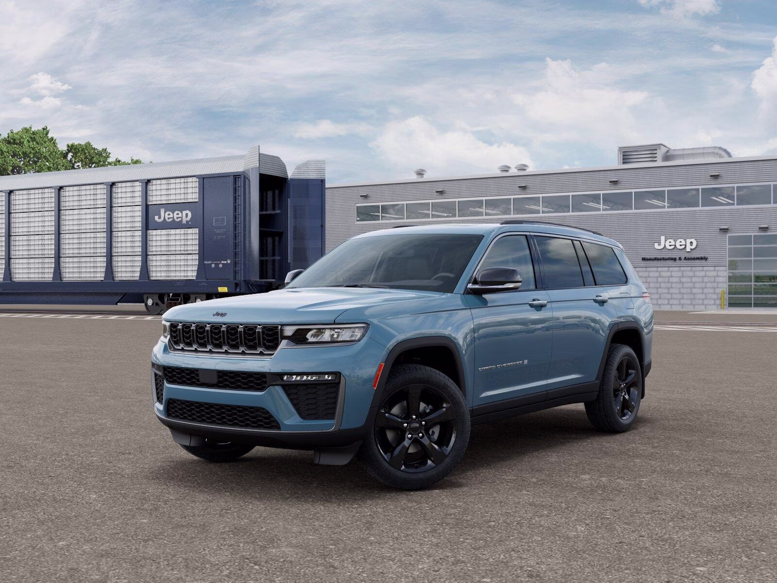 2026 Steel Blue Jeep Grand Cherokee L Grand Cherokee Limited 4x4 4X4 SUV